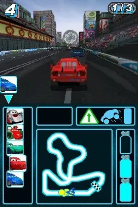 Cars 2 (USA) (En,Fr,Es) (NDSi Enhanced) screen shot game playing